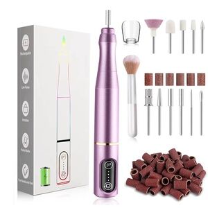 Electric Nail Drill Set - Purple